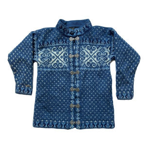 VINTAGE 80S NORDSTRIKK MADE IN NORWAY SCANDINAVIAN KNIT WOOL SWEATER CARDIGAN